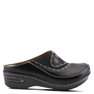 Spring Step Shoes L'Artiste Chino Clogs Women’s Hand Painted Leather