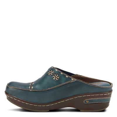 Spring Step Shoes L'Artiste Chino Clogs Women’s Hand Painted Leather