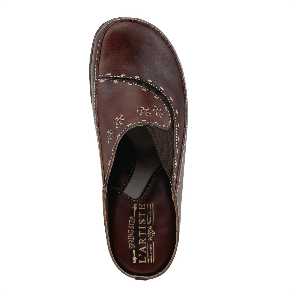 Spring Step Shoes L'Artiste Chino Clogs Women’s Hand Painted Leather