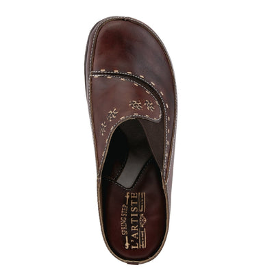 Spring Step Shoes L'Artiste Chino Clogs Women’s Hand Painted Leather