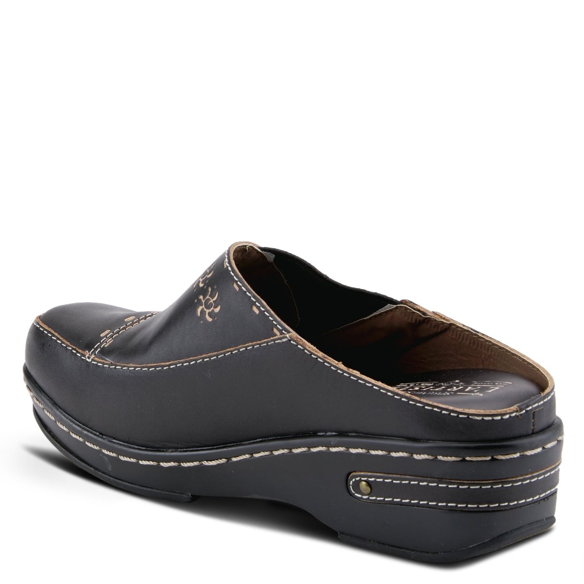 Spring Step Shoes L'Artiste Chino Clogs Women’s Hand Painted Leather