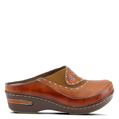 Spring Step Shoes L'Artiste Chino Clogs Women’s Hand Painted Leather