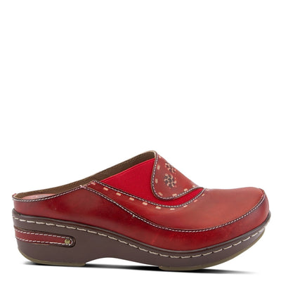 Spring Step Shoes L'Artiste Chino Clogs Women’s Hand Painted Leather
