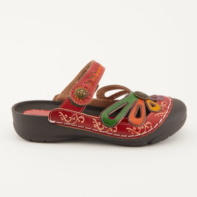 Spring Step Shoes L'Artiste Copa Clog Women’s Hand Painted Leather