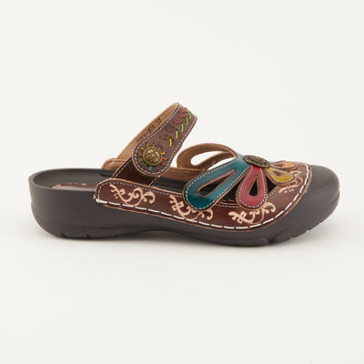 Spring Step Shoes L'Artiste Copa Clog Women’s Hand Painted Leather