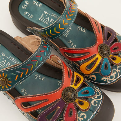 Spring Step Shoes L'Artiste Copa Clog Women’s Hand Painted Leather