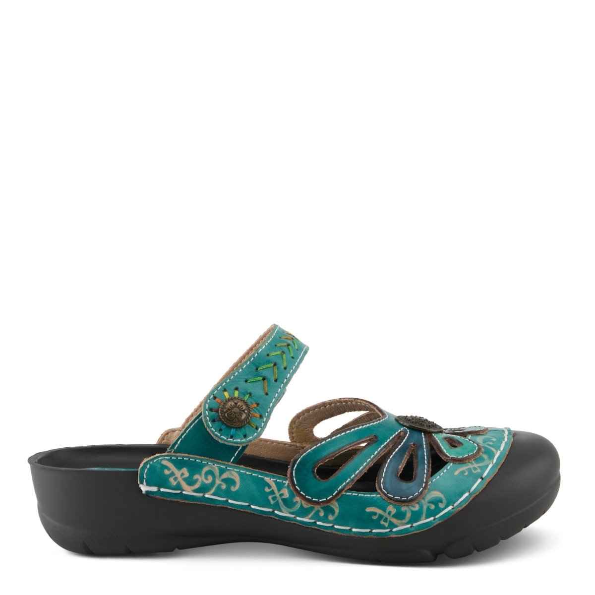 Spring Step Shoes L'Artiste Copa Clog Women’s Hand Painted Leather