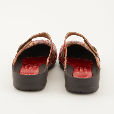 Spring Step Shoes L'Artiste Copa Clog Women’s Hand Painted Leather