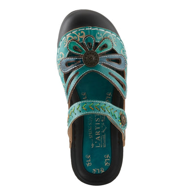 Spring Step Shoes L'Artiste Copa Clog Women’s Hand Painted Leather