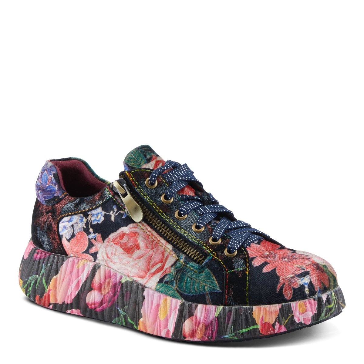 Spring Step Shoes L'Artiste Dallyn Women's Premium Suede and Velvet Sneakers