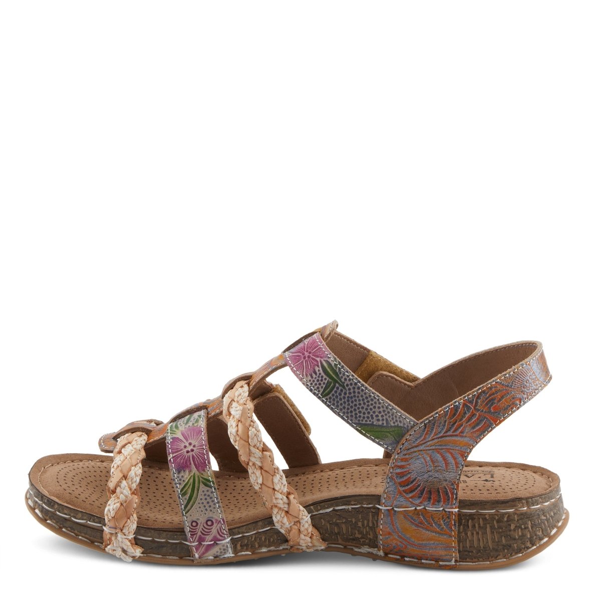Spring Step Shoes L'Artiste Delila Sandals Women’s Leather Adjustable Heel
