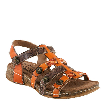 Spring Step Shoes L'Artiste Delila Sandals Women’s Leather Adjustable Heel