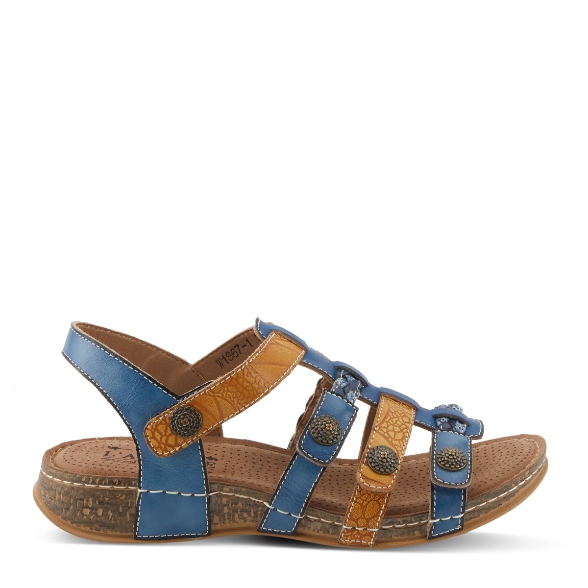 Spring Step Shoes L'Artiste Delila Sandals Women’s Leather Adjustable Heel