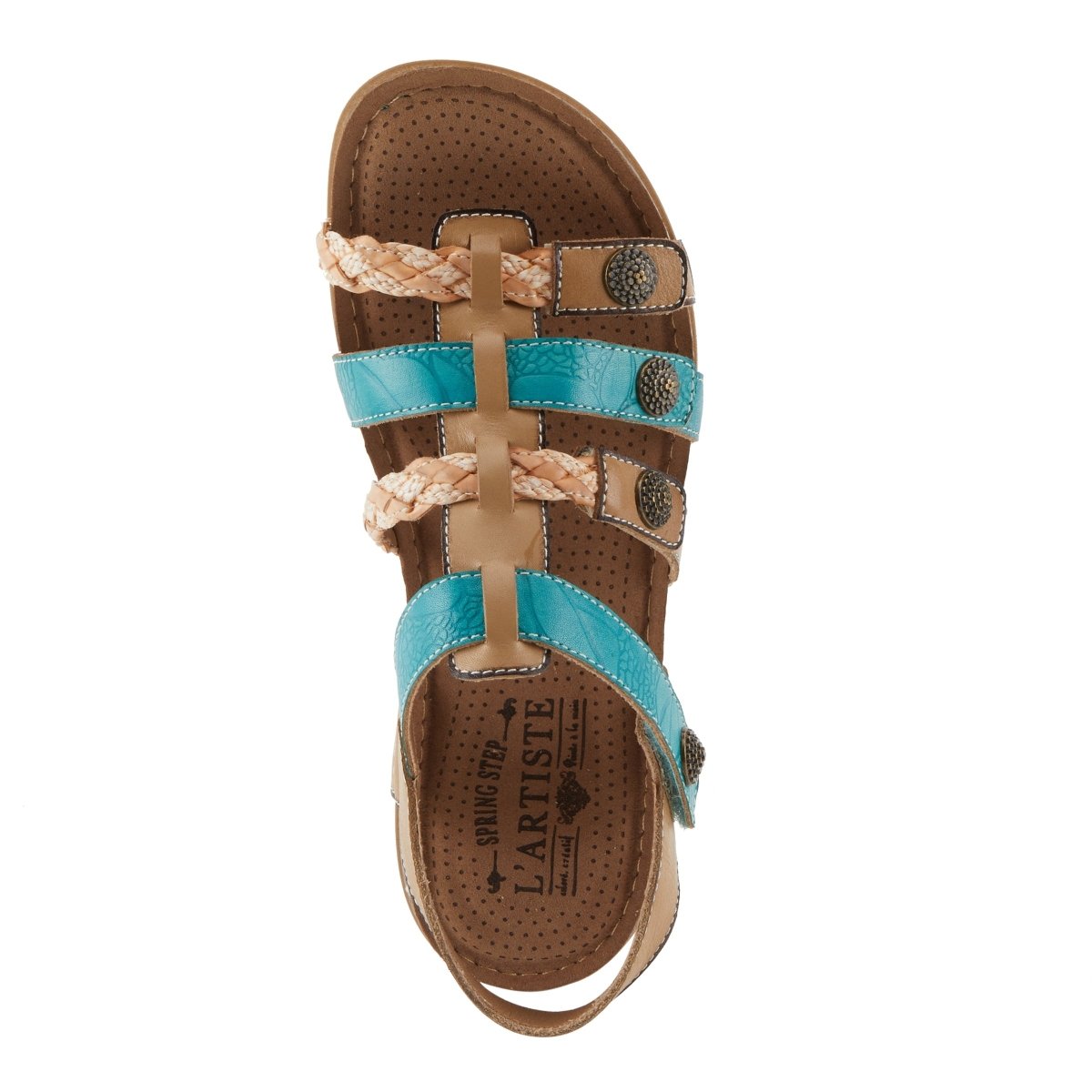 Spring Step Shoes L'Artiste Delila Sandals Women’s Leather Adjustable Heel