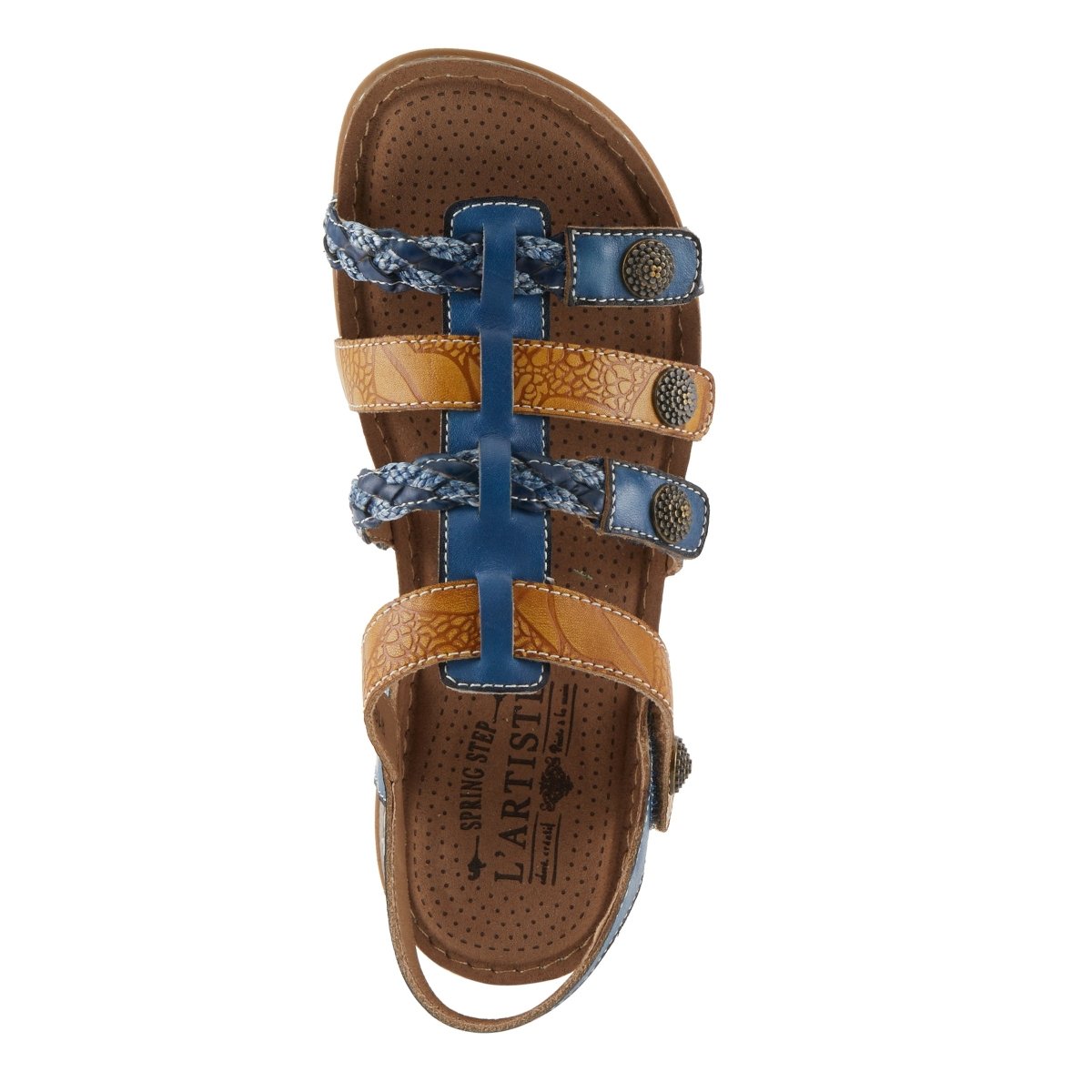 Spring Step Shoes L'Artiste Delila Sandals Women’s Leather Adjustable Heel