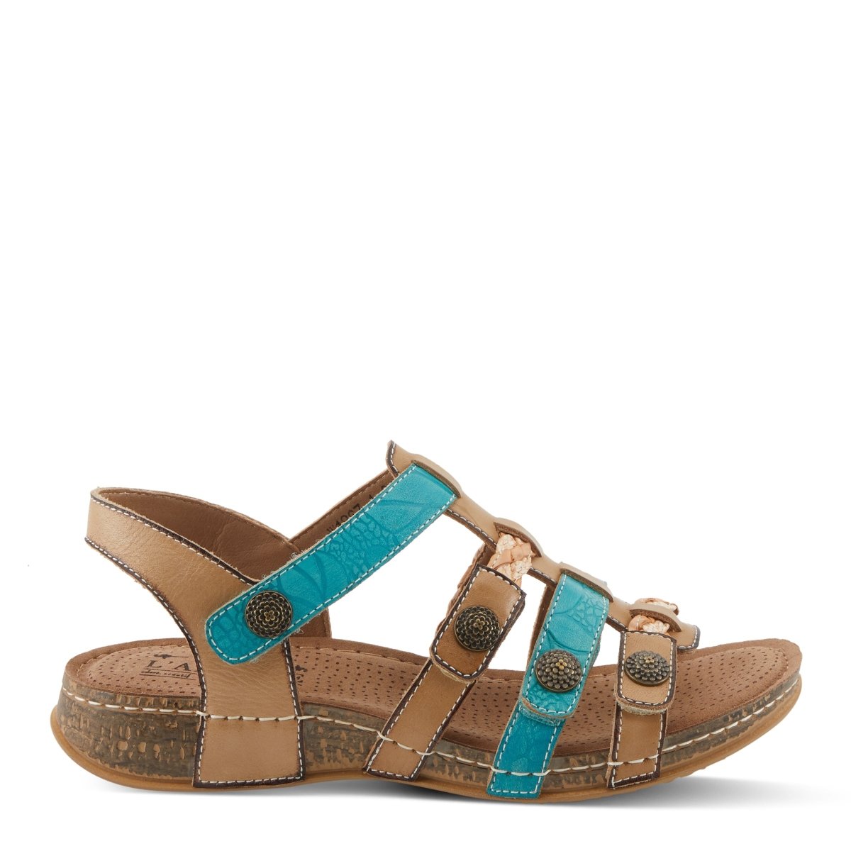 Spring Step Shoes L'Artiste Delila Sandals Women’s Leather Adjustable Heel
