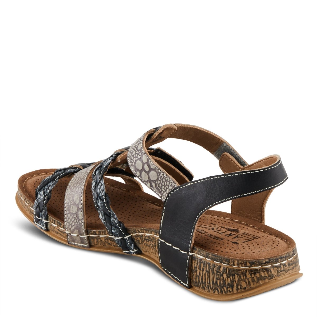 Spring Step Shoes L'Artiste Delila Sandals Women’s Leather Adjustable Heel