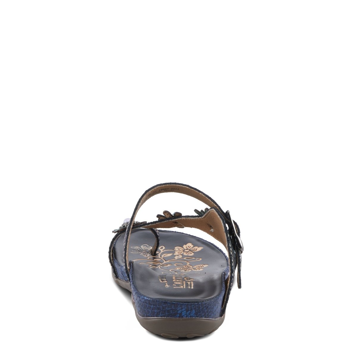 Spring Step Shoes L'Artiste Kindness Slide Sandals Women's Leather Snake Skin