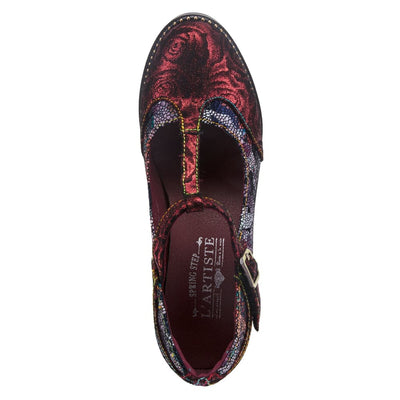 Spring Step Shoes L'Artiste Mazie Women's Floral T Bar Shoes