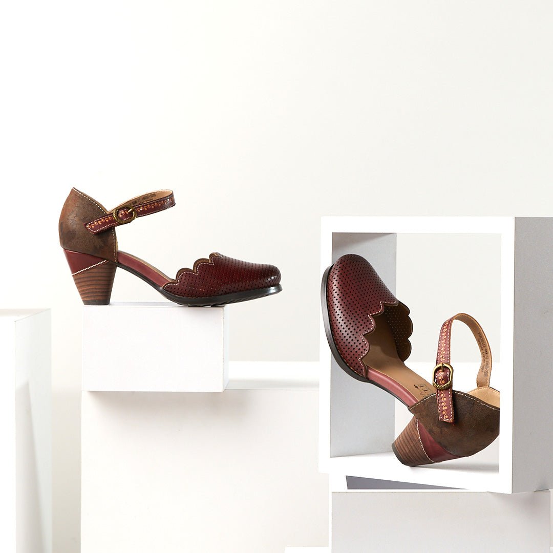 Spring Step Shoes L'Artiste Parchelle Women's Hand Painted Leather Shoes