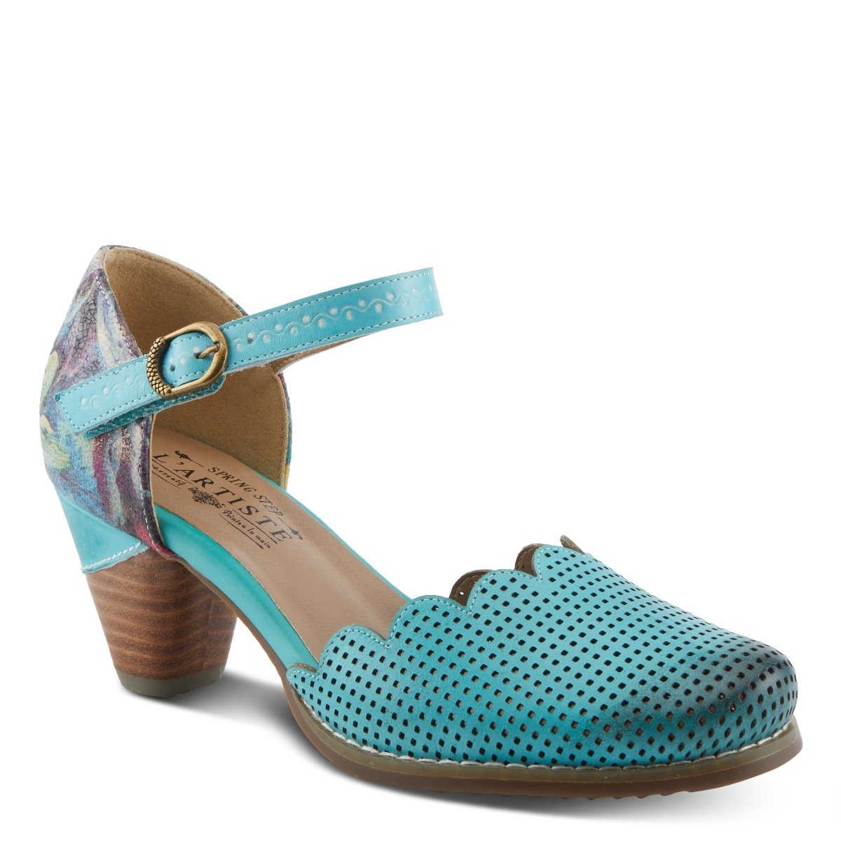 Spring Step Shoes L'Artiste Parchelle Women's Hand Painted Leather Shoes