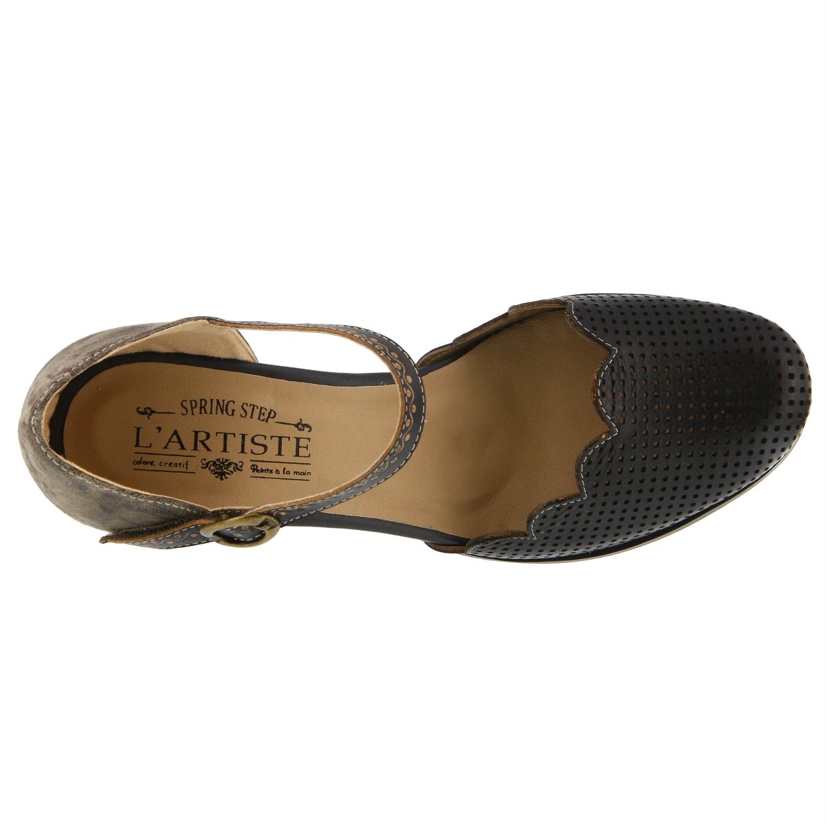Spring Step Shoes L'Artiste Parchelle Women's Hand Painted Leather Shoes