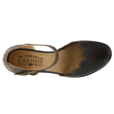 Spring Step Shoes L'Artiste Parchelle Women's Hand Painted Leather Shoes