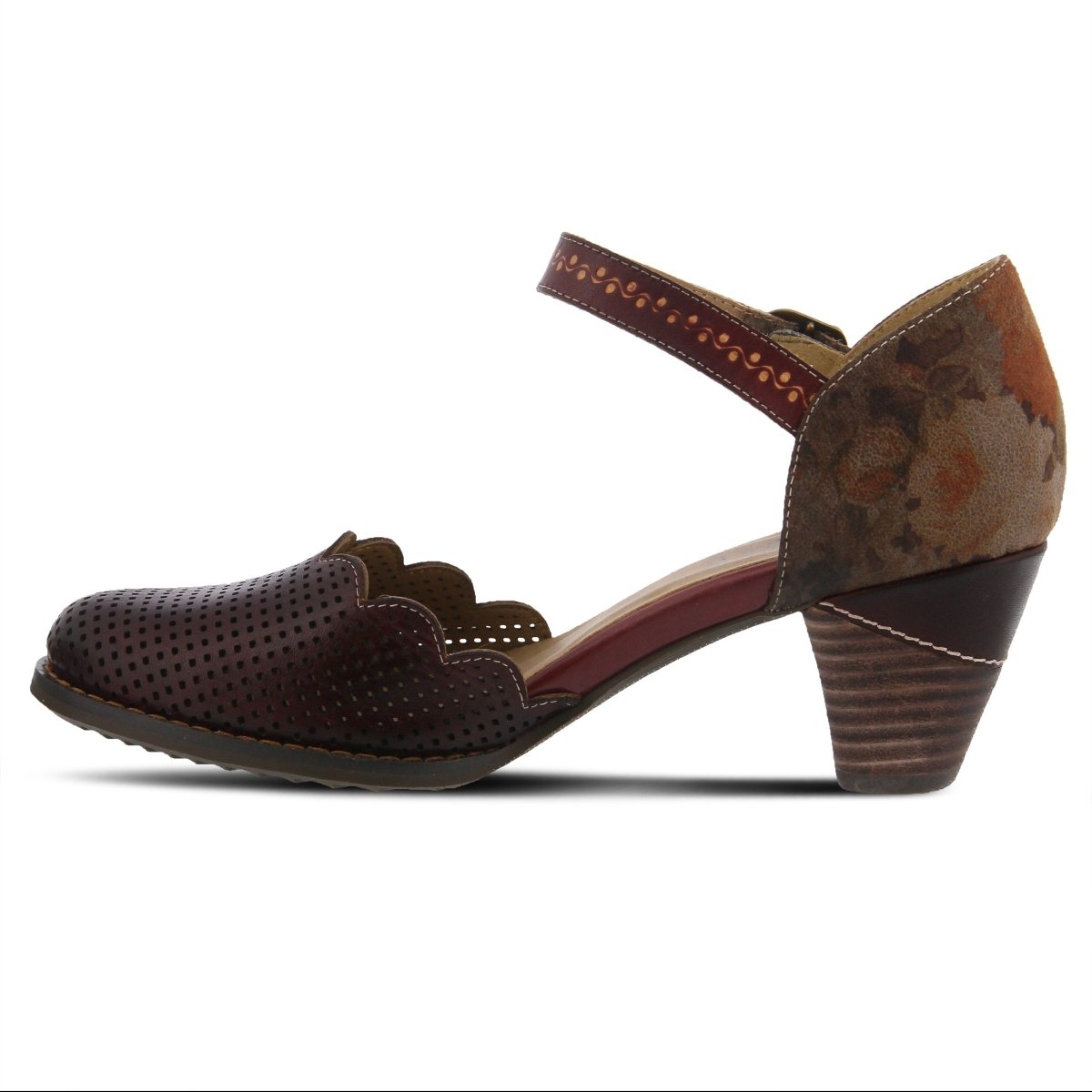 Spring Step Shoes L'Artiste Parchelle Women's Hand Painted Leather Shoes