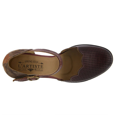 Spring Step Shoes L'Artiste Parchelle Women's Hand Painted Leather Shoes