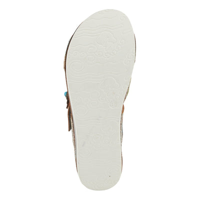 Spring Step Shoes L'Artiste Pillow Soft Sandals Women's Hand Painted Leather