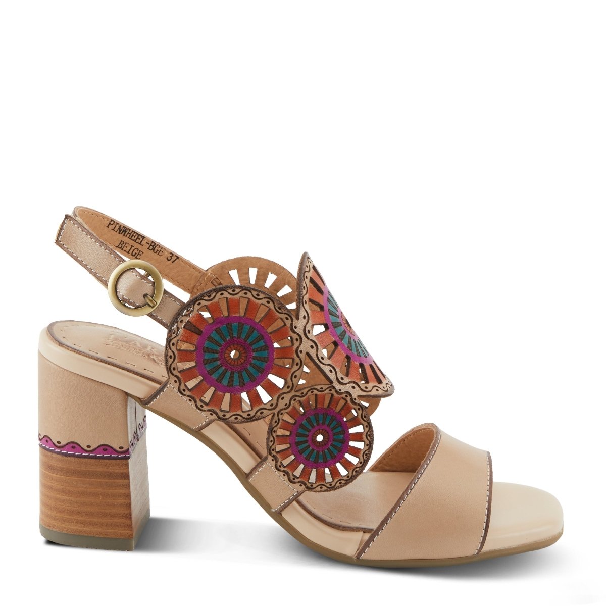 Spring Step Shoes L'Artiste Pinwheel Women’s Leather Sandals