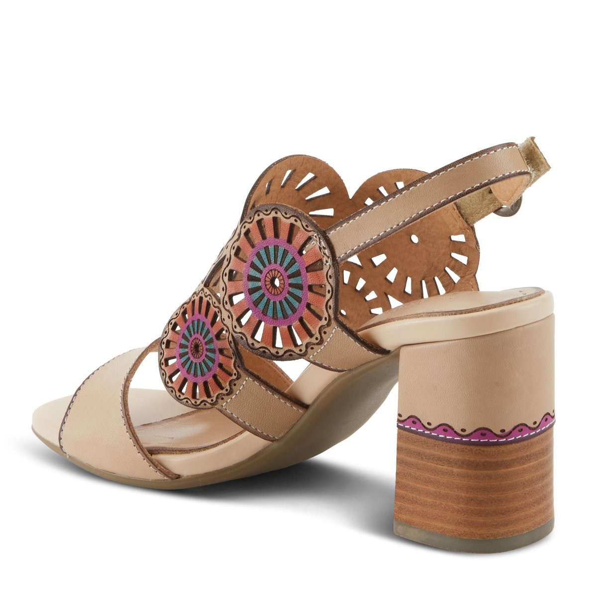 Spring Step Shoes L'Artiste Pinwheel Women’s Leather Sandals