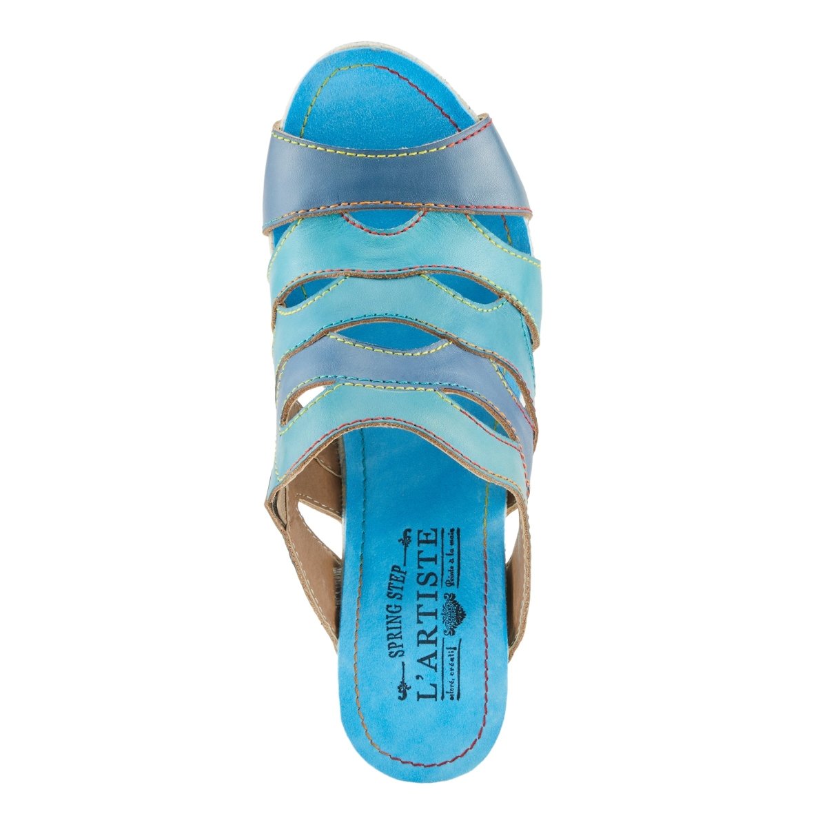 Spring Step Shoes L'Artiste Pita Sandals Women's Hand Painted Leather