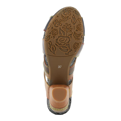 Spring Step Shoes L'Artiste Pita Sandals Women's Hand Painted Leather