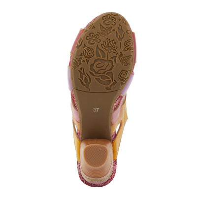 Spring Step Shoes L'Artiste Pita Sandals Women's Hand Painted Leather