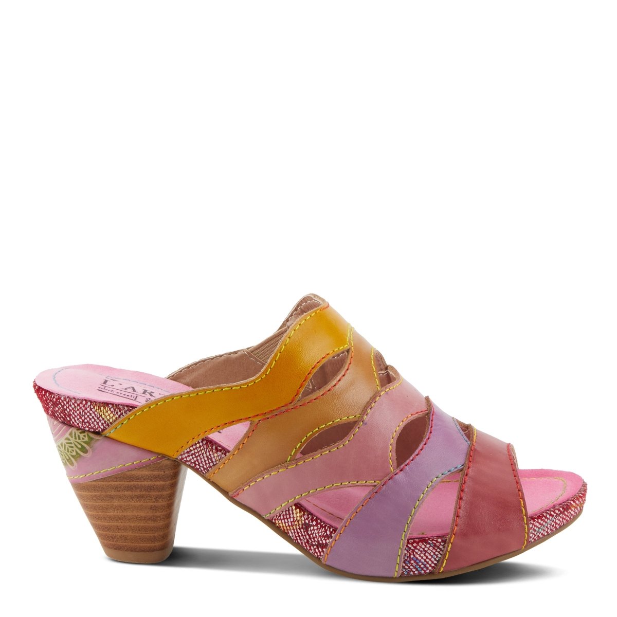 Spring Step Shoes L'Artiste Pita Sandals Women's Hand Painted Leather