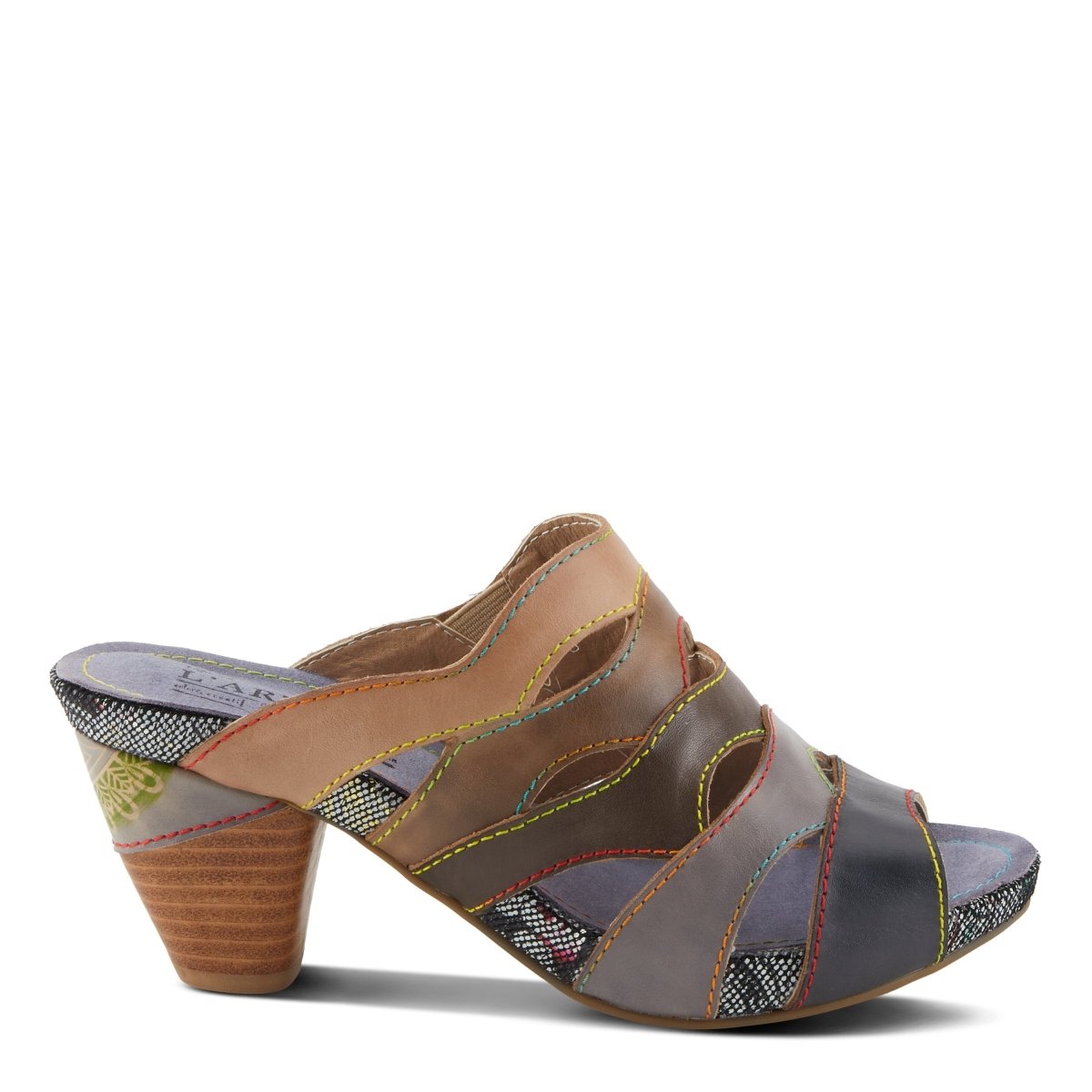 Spring Step Shoes L'Artiste Pita Sandals Women's Hand Painted Leather