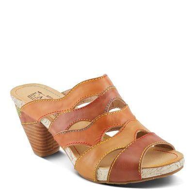 Spring Step Shoes L'Artiste Pita Sandals Women's Hand Painted Leather
