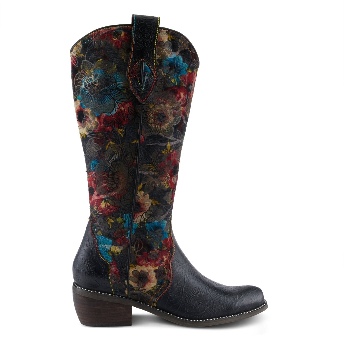 Spring Step Shoes L'Artiste Rodeoqueen Viv Women's Western Flair Cowgirl Leather and Velvet Boots