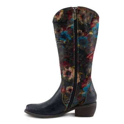 Spring Step Shoes L'Artiste Rodeoqueen Viv Women's Western Flair Cowgirl Leather and Velvet Boots