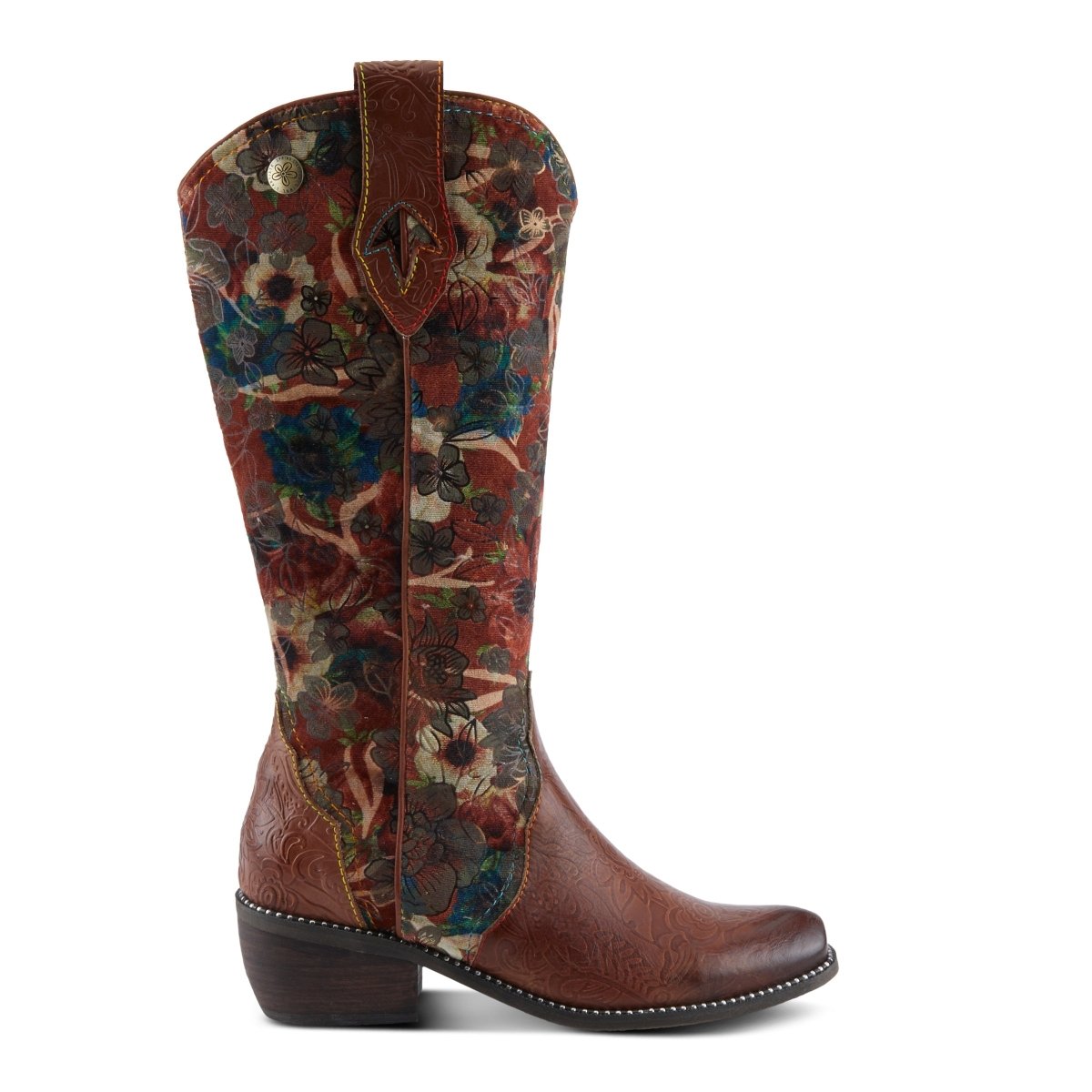 Spring Step Shoes L'Artiste Rodeoqueen Viv Women's Western Flair Cowgirl Leather and Velvet Boots