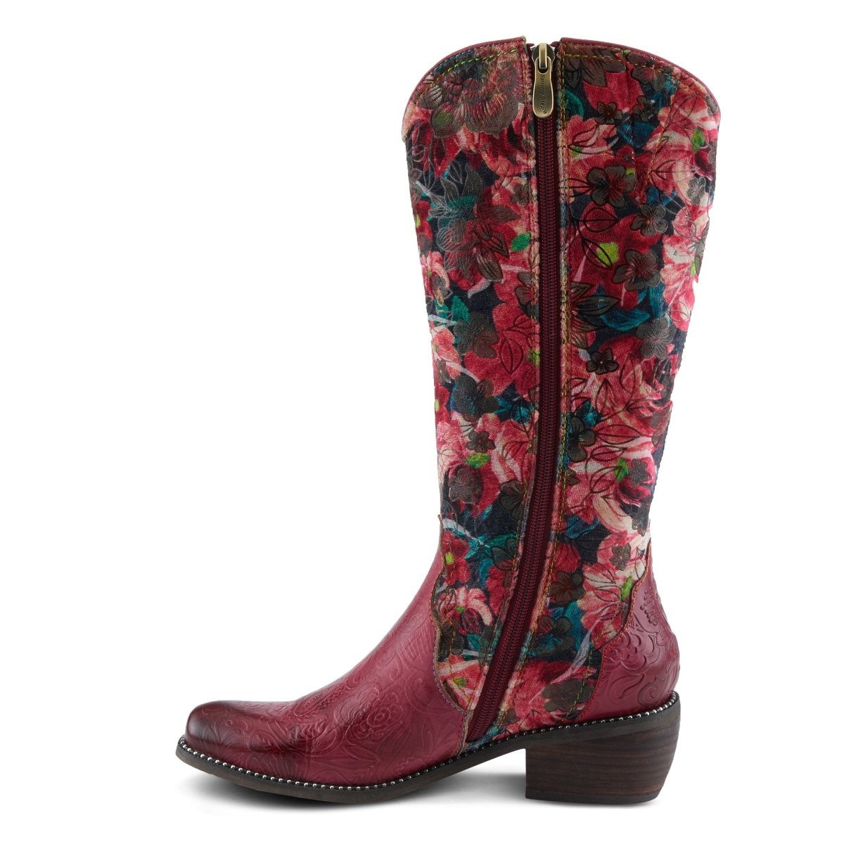 Spring Step Shoes L'Artiste Rodeoqueen Viv Women's Western Flair Cowgirl Leather and Velvet Boots