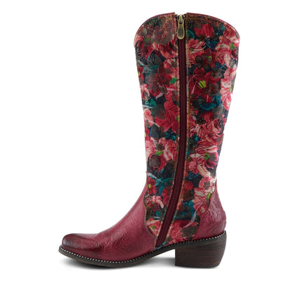 Spring Step Shoes L'Artiste Rodeoqueen Viv Women's Western Flair Cowgirl Leather and Velvet Boots