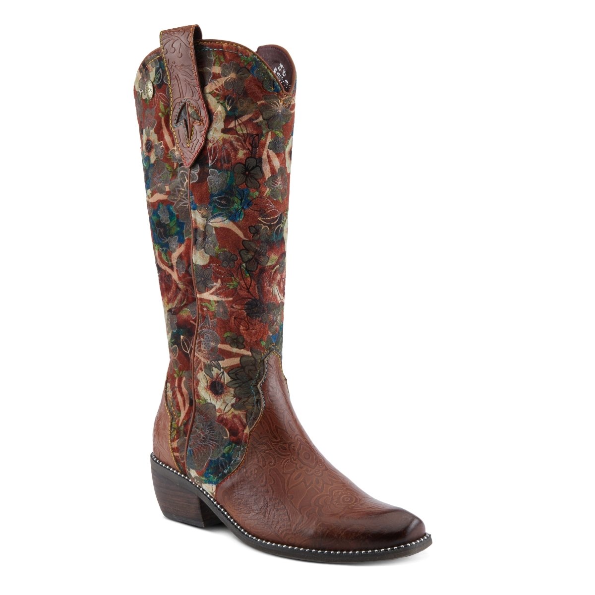 Spring Step Shoes L'Artiste Rodeoqueen Viv Women's Western Flair Cowgirl Leather and Velvet Boots