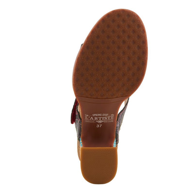 Spring Step Shoes L'Artiste Rossie Heeled Sandals Women's Leather Multicolor