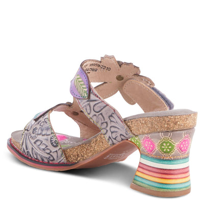 Spring Step Shoes L'Artiste Rossie Heeled Sandals Women's Leather Multicolor