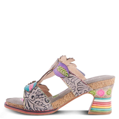 Spring Step Shoes L'Artiste Rossie Heeled Sandals Women's Leather Multicolor