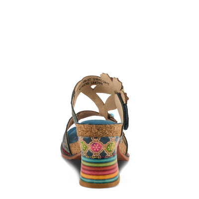 Spring Step Shoes L'Artiste Rossie Heeled Sandals Women's Leather Multicolor