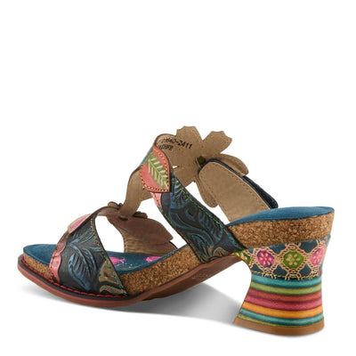 Spring Step Shoes L'Artiste Rossie Heeled Sandals Women's Leather Multicolor