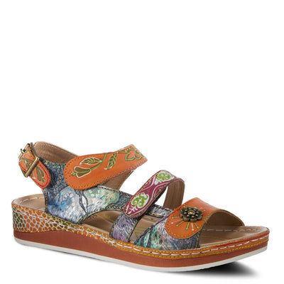 Spring Step Shoes L'Artiste Sumacah Sandal Women's Hand Painted Leather